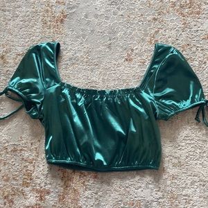 L.A Hearts green top